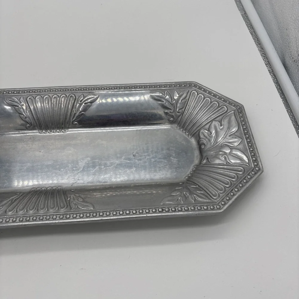 Lenox Butler's Pantry Bread Tray. Silver 18 X 8